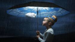 Chuva Sobre O Guarda Chuva