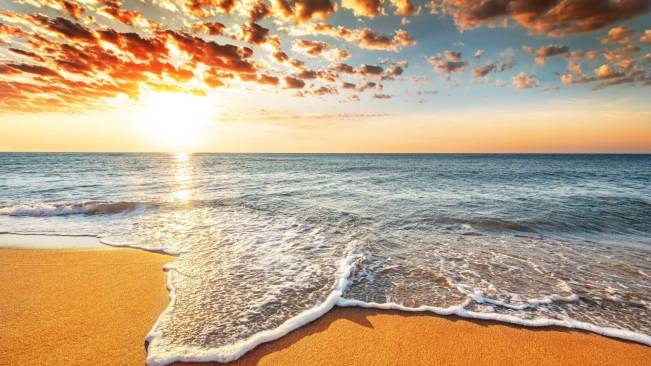 Praia Derta Sol Manha